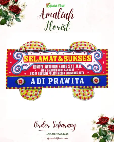 Papan Bunga Ucapan Selamat Hardimulyo